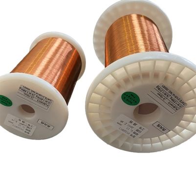 Hot Air Direct Weldable Enameled Copper Wires  0.17mm For Magnetic Induction Coils